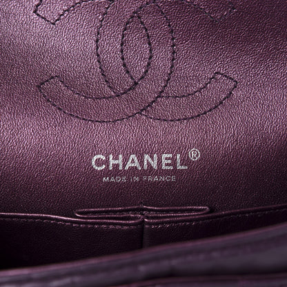 Chanel Aged Calfskin Quilted 2.55 Reissue 224 Flap Purple 8 of 11