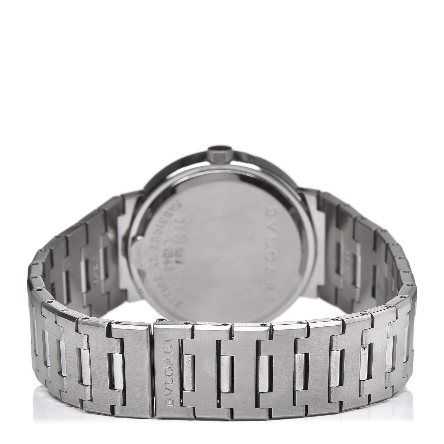 Bulgari Stainless Steel 33mm Automatic Watch Black 4 of 9