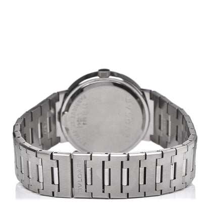 Bulgari Stainless Steel 33mm Automatic Watch Black 4 of 9