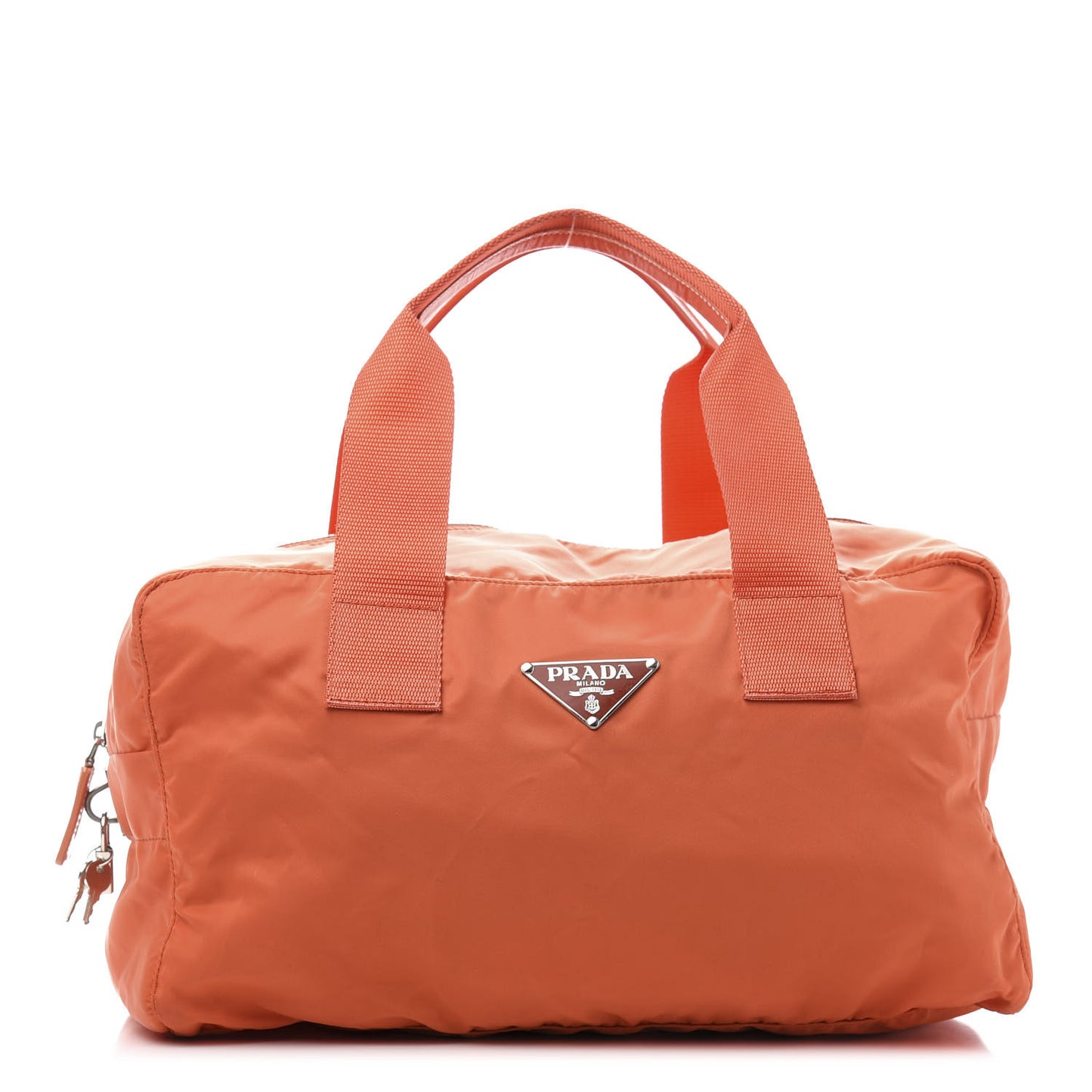 Tessuto Nylon Duffel Bag Papaya