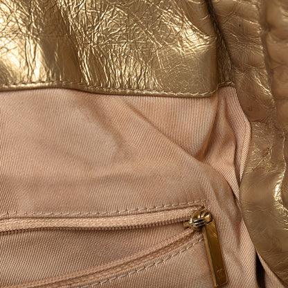 Chanel Calfskin Embroidered Ca D’Oro Tote Gold 9 of 14