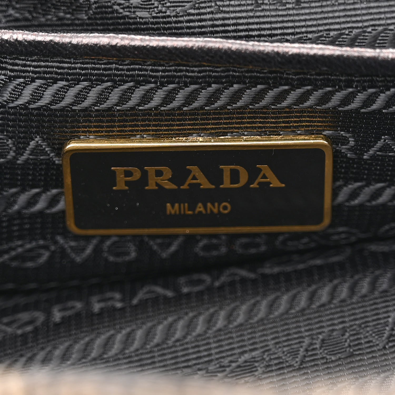 Prada Tessuto Nylon Saffiano Tote Black 6 of 13
