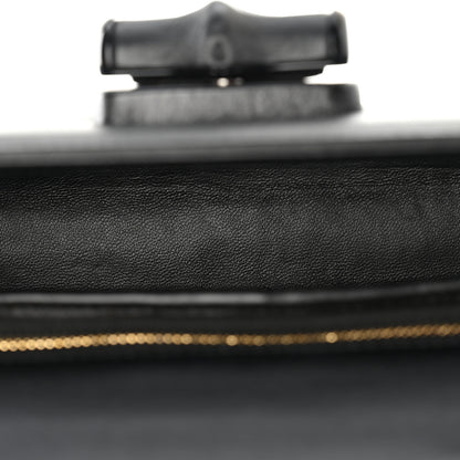 Gucci Calfskin Medium Bamboo Diva Black 5 of 10