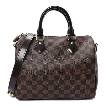 Louis Vuitton Damier Ebene Speedy Bandouliere 25 1 of 12