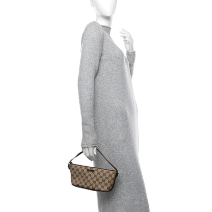 Gucci Monogram Boat Pochette Brown 2 of 12