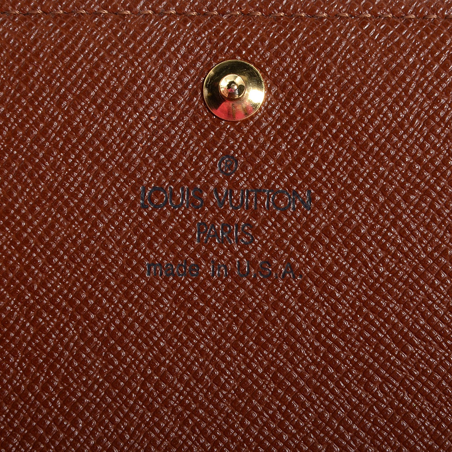 Monogram Porte-Monnaie Billets Tresor Wallet