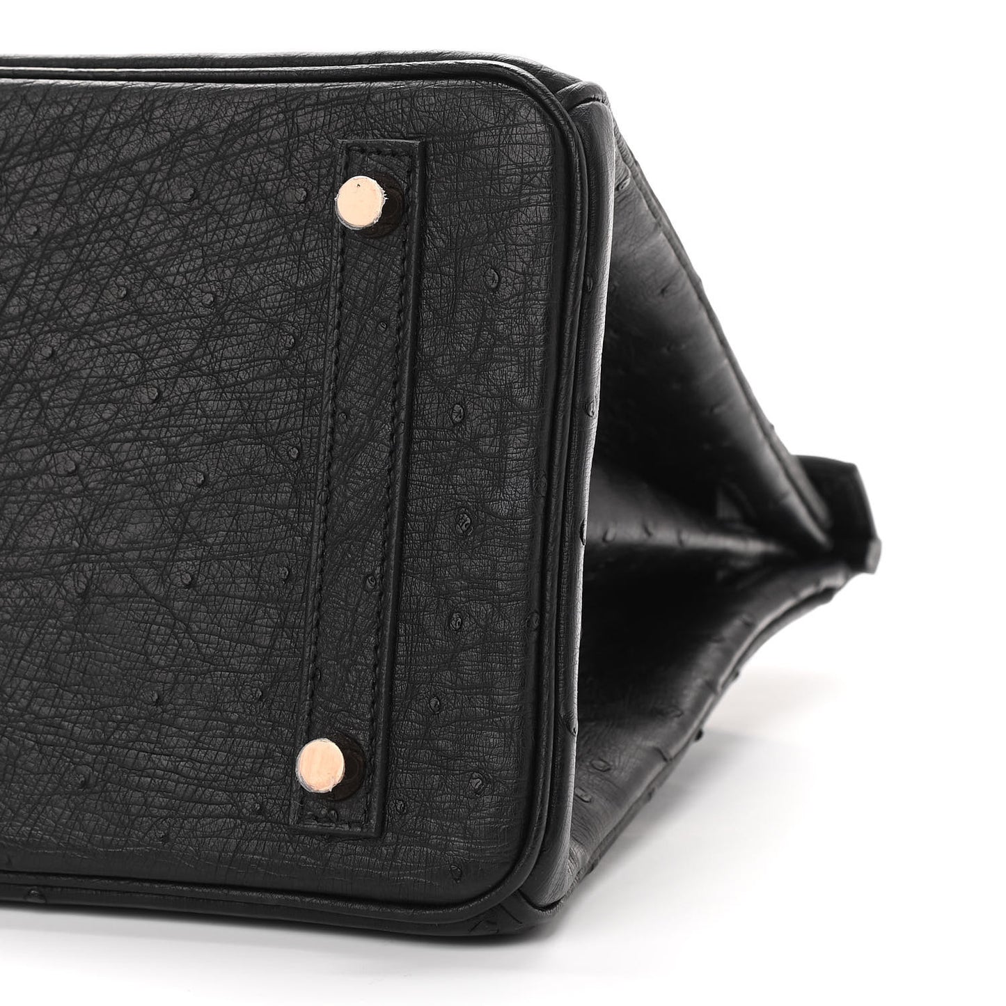 Ostrich Birkin 30 Black