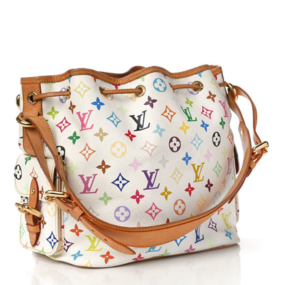 Louis Vuitton Monogram Multicolor Petit Noe White 3 of 16