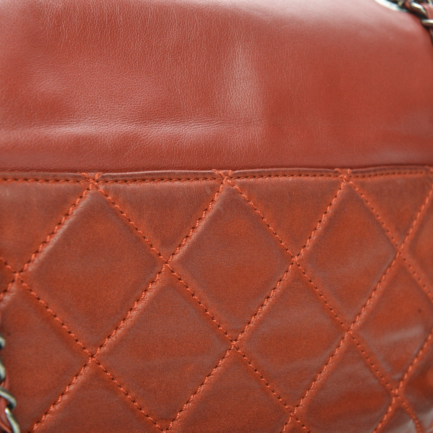 Chanel Iridescent Calfskin Medium In the Mix Flap Red 9 of 9