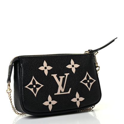 Louis Vuitton Empreinte Monogram Giant Mini Pochette Accessories Black 3 of 7