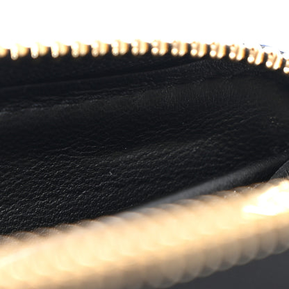 Louis Vuitton Lambskin Embossed Monogram Coussin Zippy Wallet Black 7 of 8
