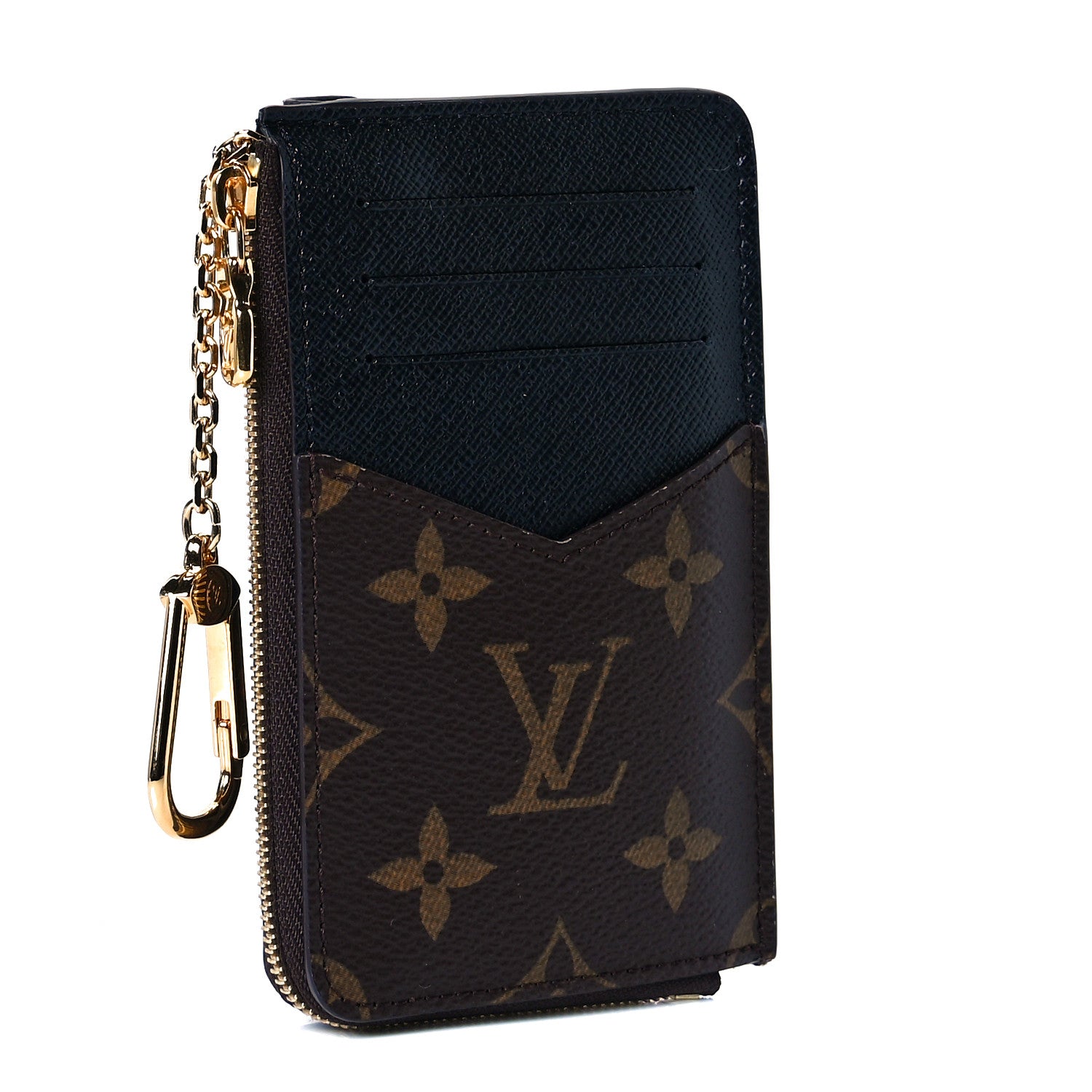Louis Vuitton Monogram Recto Verso Card Holder Black 2 of 7