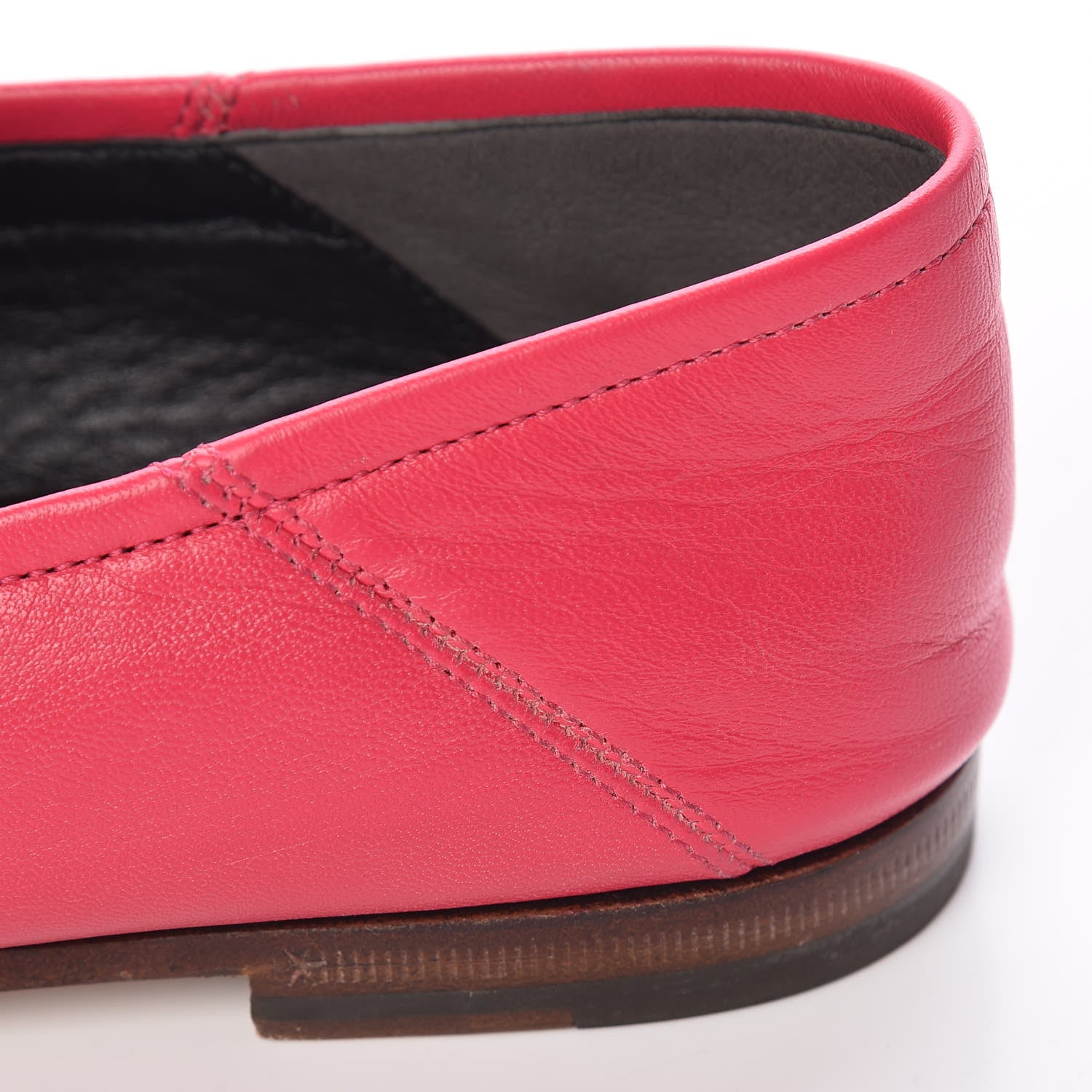 Gucci Lambskin Womens Brixton Horsebit Loafers 35 Hot Pink 14 of 16