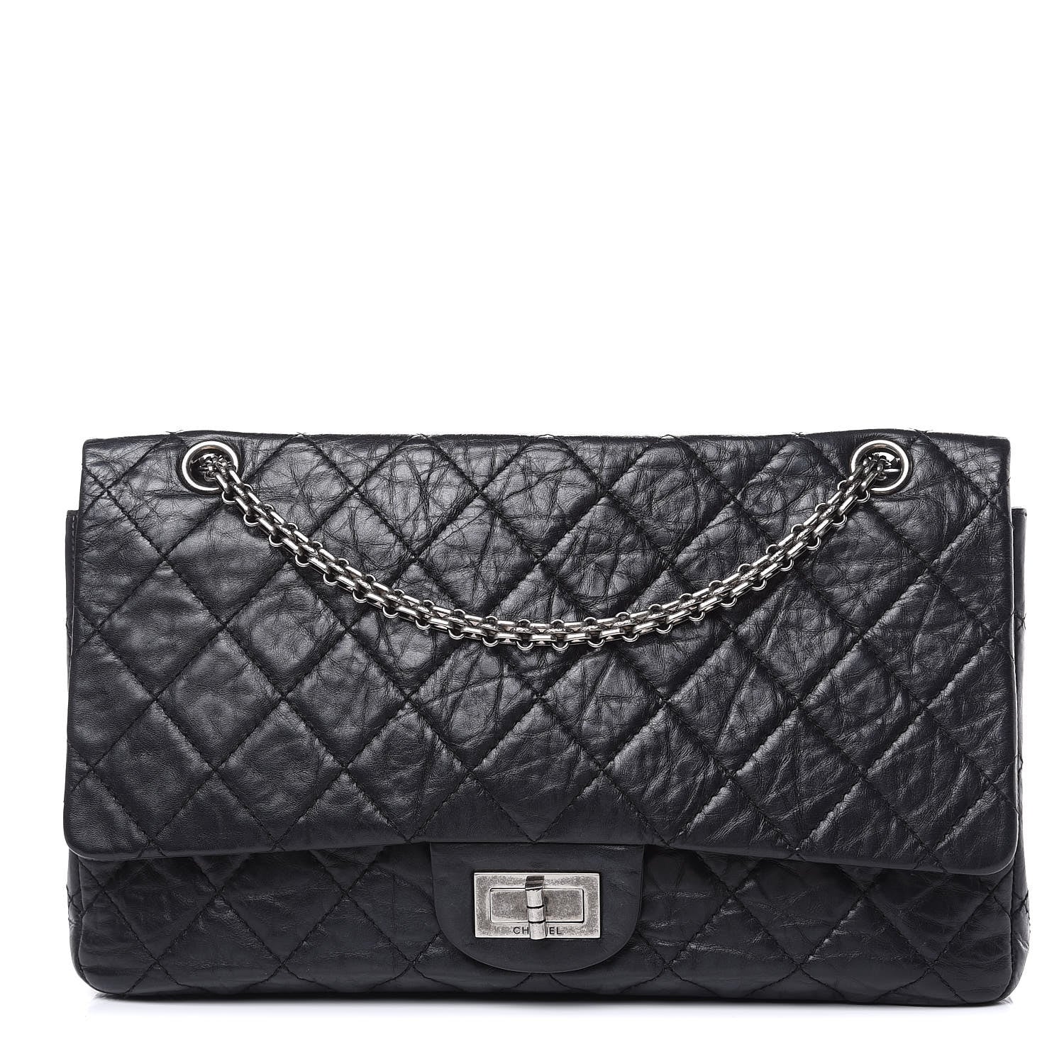 Chanel Aged Calfskin Quilted 2.55 Reissue 227 Flap Black 1 of 14
