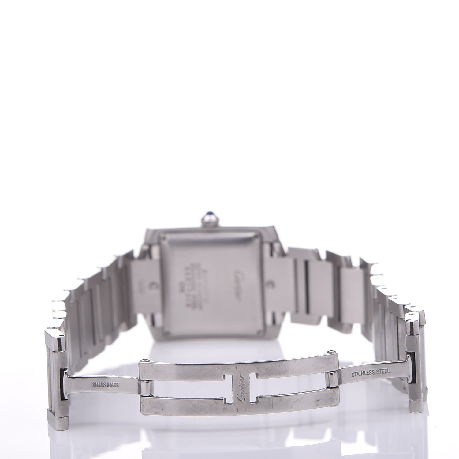 Cartier Stainless Steel 28mm Tank Francaise Automatic Watch 6 of 7
