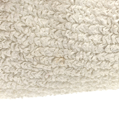 Bottega Veneta Boucle Curly Raffia The Mini Pouch White Chalk 23 of 25