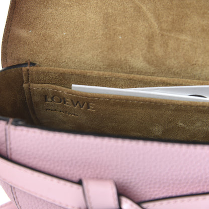 Loewe Grained Calfskin Mini Gate Crossbody Bag Pastel Pink 8 of 9