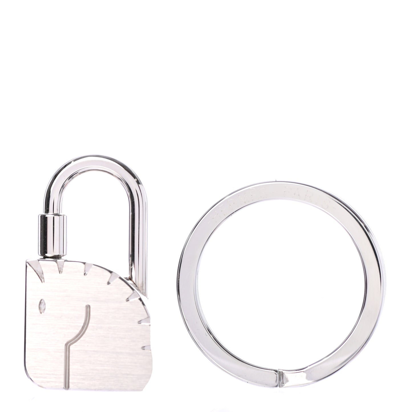 Palladium Cadenas Horse Key Ring