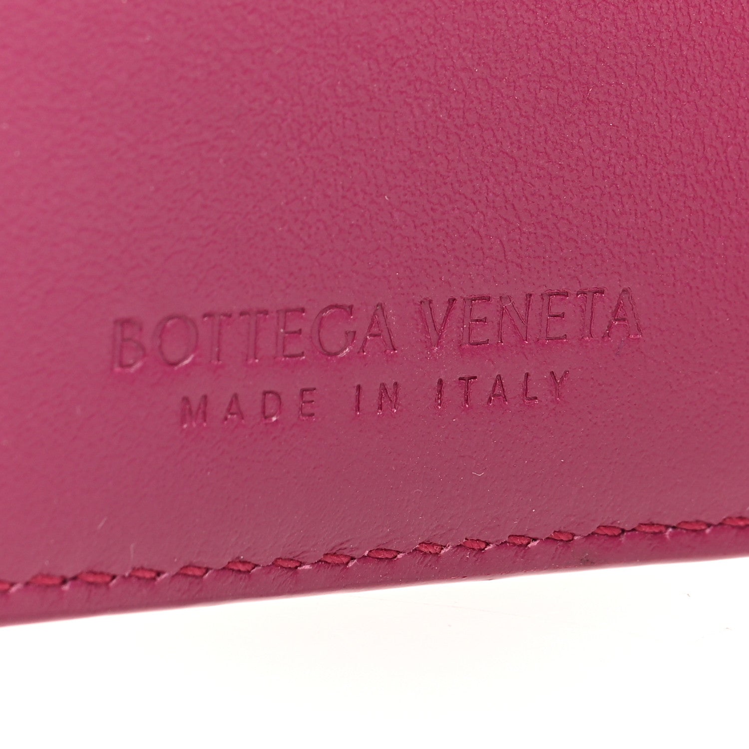 Bottega Veneta Nappa Intrecciato Key Holder Amaranto 6 of 6