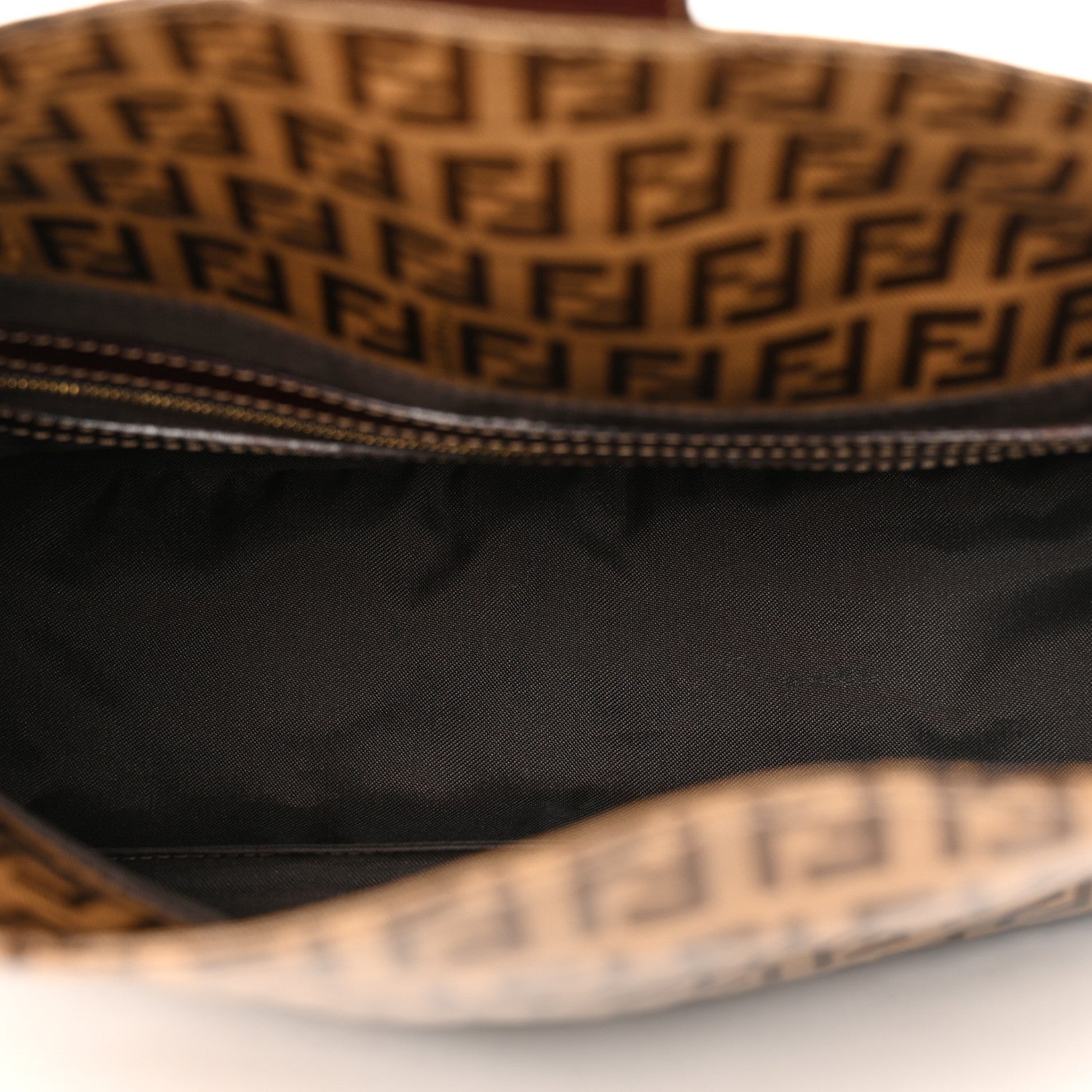 Fendi Vinyl Zucchino Baguette Tobacco 5 of 15