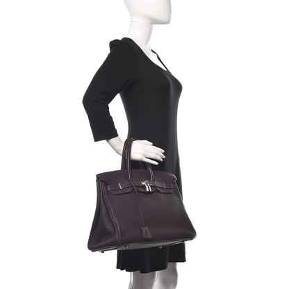 Hermes Togo Birkin 35 Raisin 2 of 19