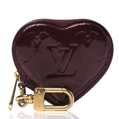 Louis Vuitton Vernis Coeur Heart Coin Purse Amarante 3 of 8