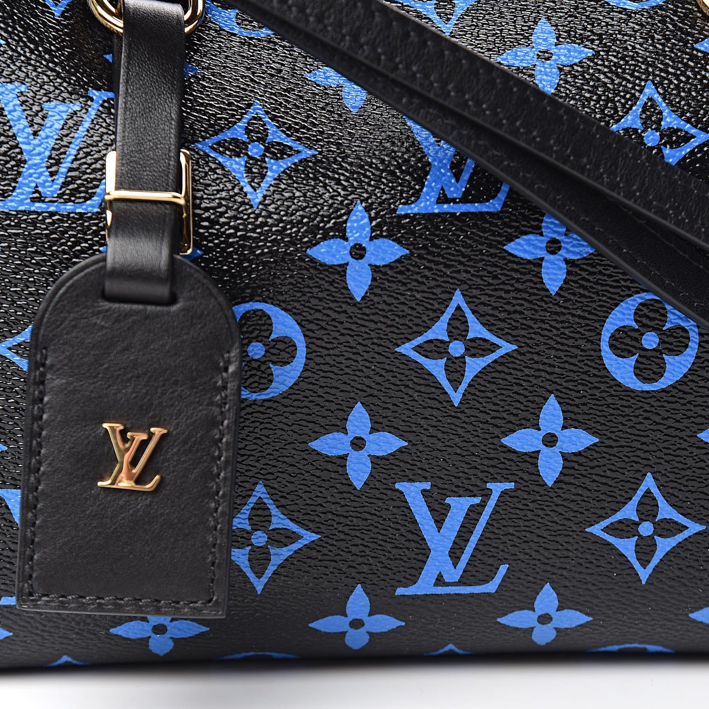 Colored Monogram Speedy Amazon PM Blue Black