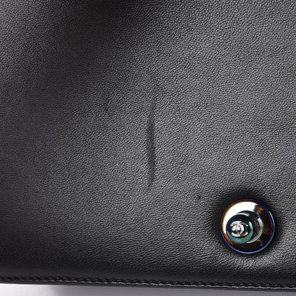 Chanel Lambskin LED Iridescent Metal Small Boy Flap Black Multicolor 10 of 10
