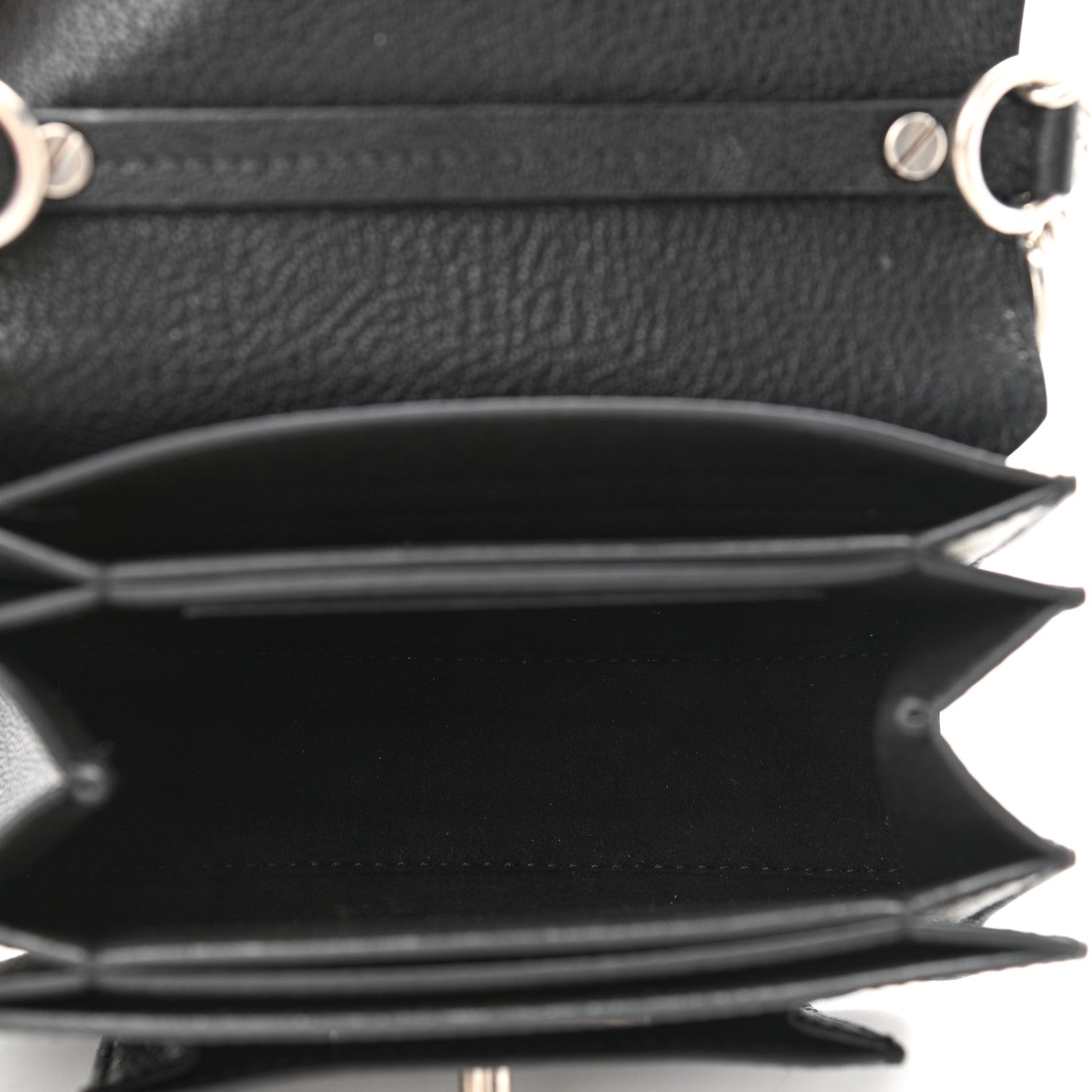 Givenchy Goatskin Mini GV3 Shoulder Bag Black 5 of 9