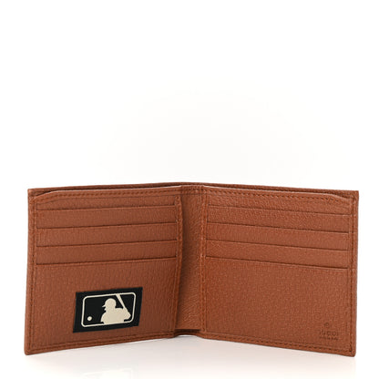 Gucci X MLB Monogram NY Yankees Bi-Fold Wallet Beige Ruggine Ivory 5 of 9