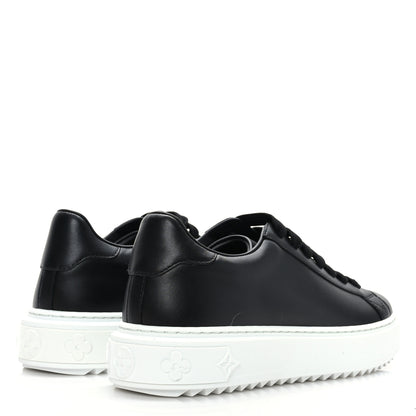 Louis Vuitton Calfskin Time Out Sneakers 38 Black 4 of 8