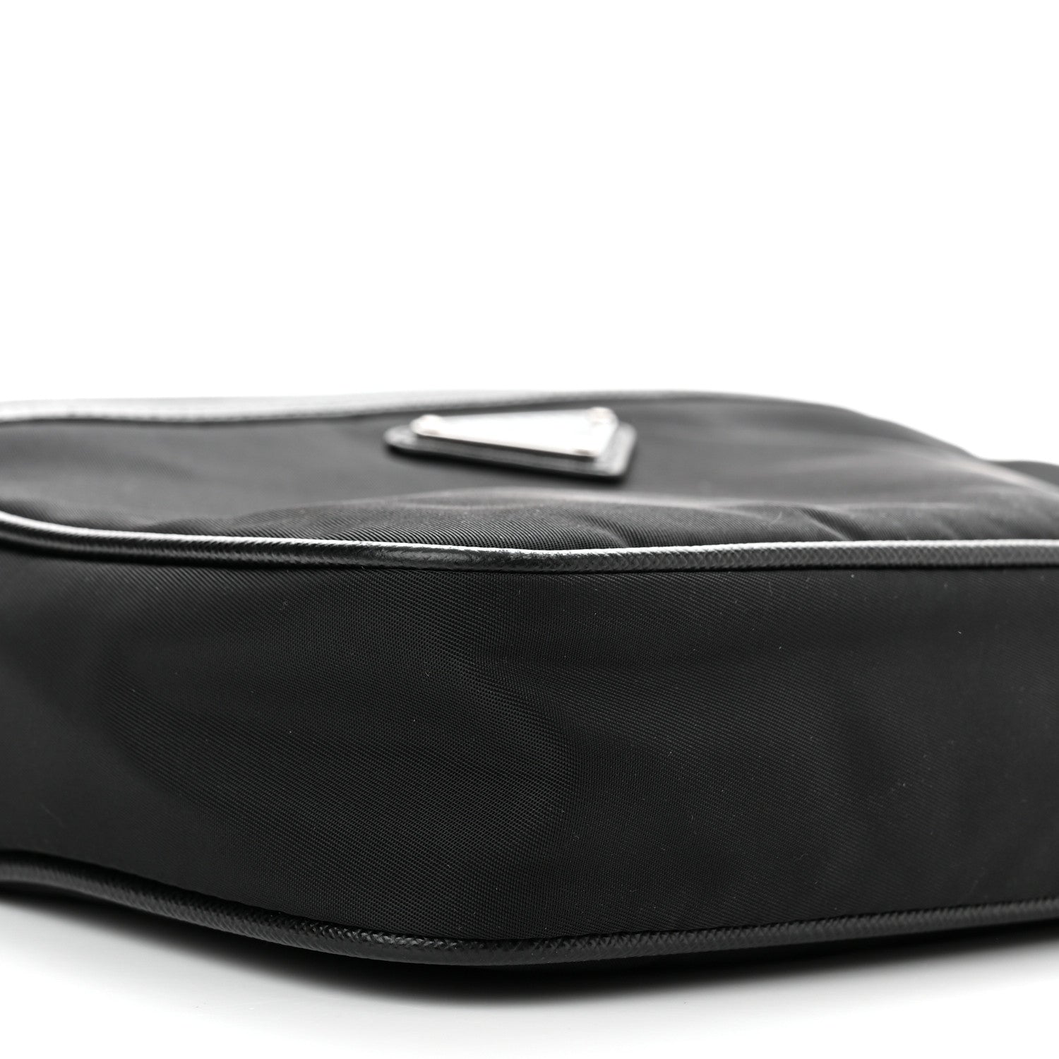 Prada Tessuto Nylon Saffiano Crossbody Black 10 of 11