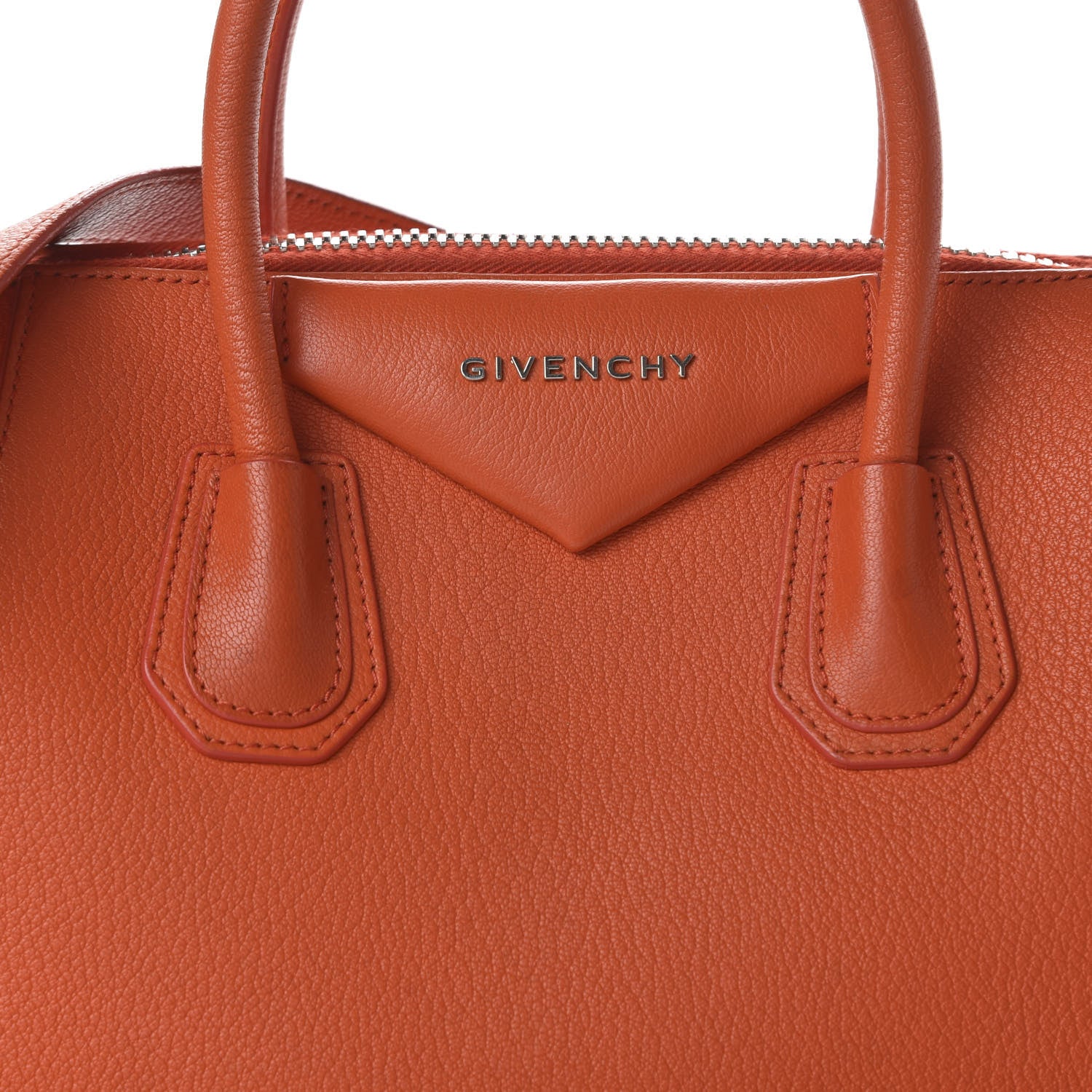 Givenchy Sugar Goatskin Small Antigona Orange 11 of 13