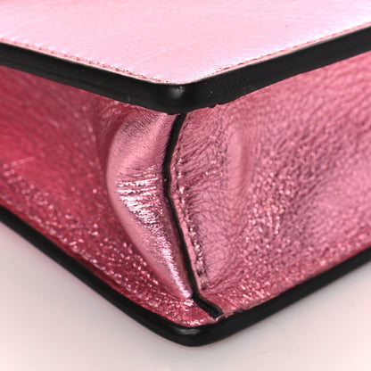Fendi Vitello Catalan Mirror F is Fendi Medium Envelope Wallet on Chain Fuxia Chiaro 8 of 12