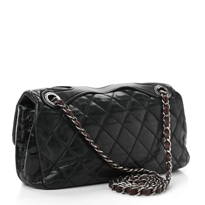 Chanel Iridescent Calfskin Medium In The Mix Flap Black 2 of 11