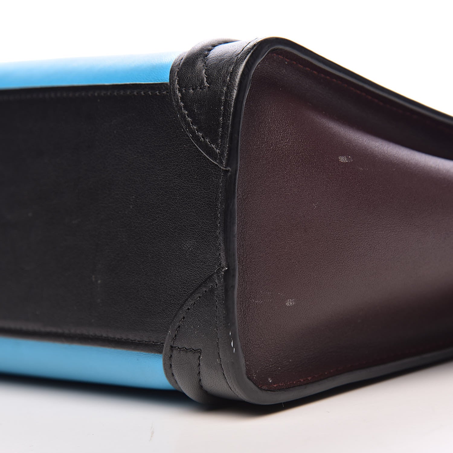 Celine Smooth Calfskin Nano Tri-Color Luggage Turquoise 10 of 12