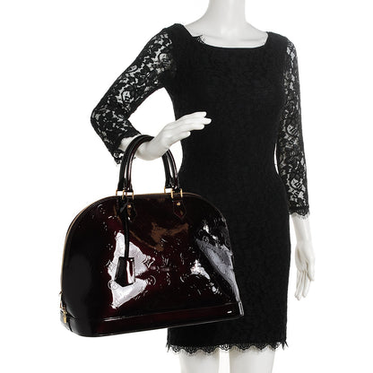 Louis Vuitton Vernis Alma GM Amarante 2 of 7