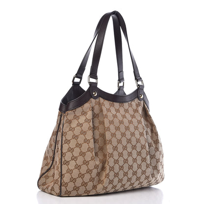 Gucci Monogram Shoulder Bag Dark Brown 3 of 8