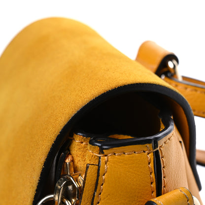 Chloe Suede Calfskin Mini Faye Backpack Dusty Yellow 13 of 13