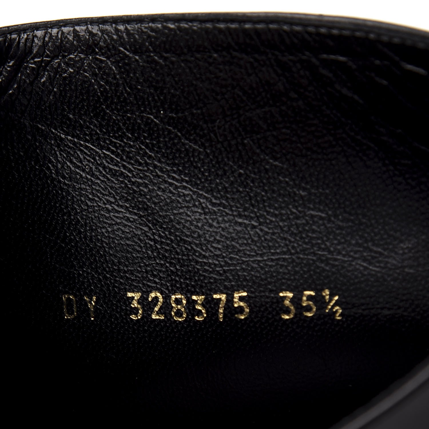 Saint Laurent Calfskin Rock Long Boots 35.5 Black 8 of 16