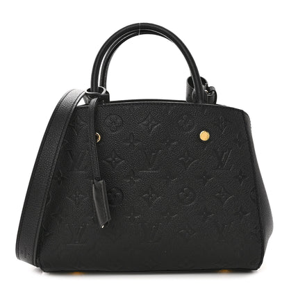 Louis Vuitton Empreinte Montaigne BB Black 1 of 9