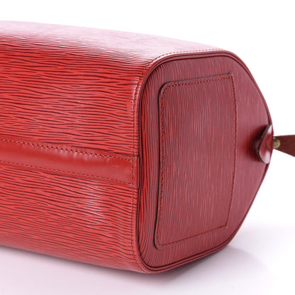 Louis Vuitton Epi Speedy 25 Castillan Red 7 of 10