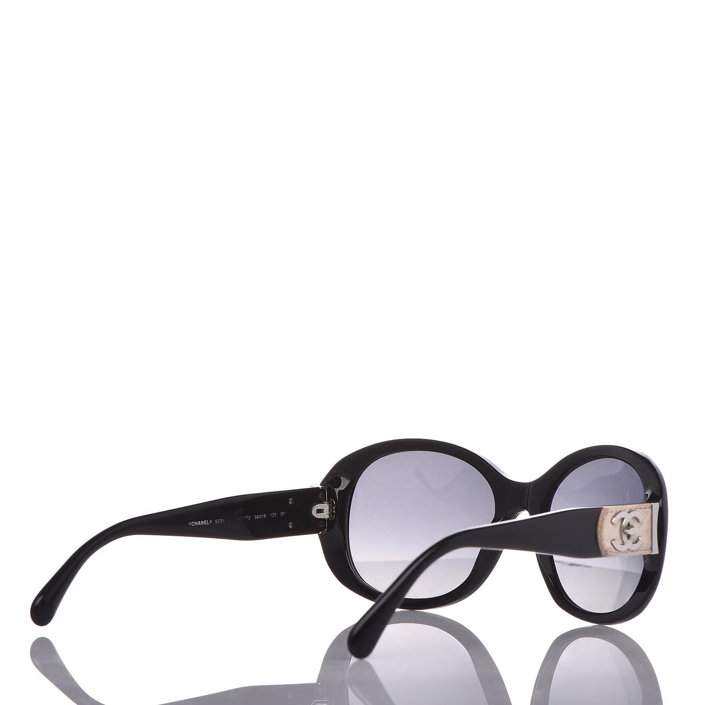 Acetate CC Turnlock Sunglasses 5235-Q Black Beige
