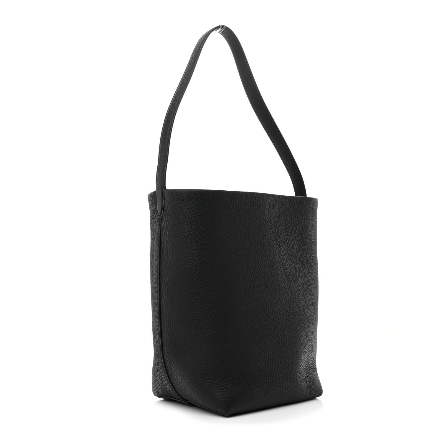 The Row Grained Calfskin Medium N/S Park Tote Black 3 of 11