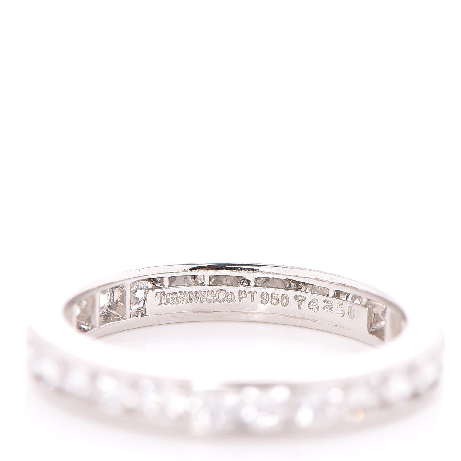 Tiffany Platinum Diamond .75ct Eternity Band Ring 49.3 5 4 of 4