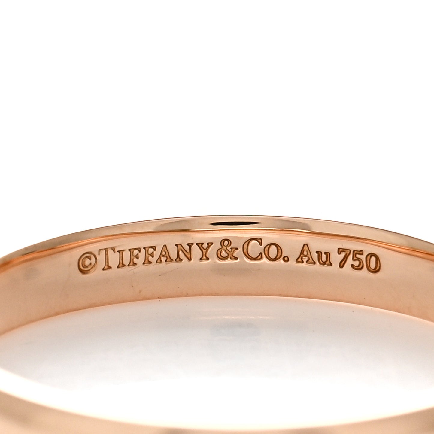 18K Rose Gold 3mm Classic Wedding Band Ring 57 8