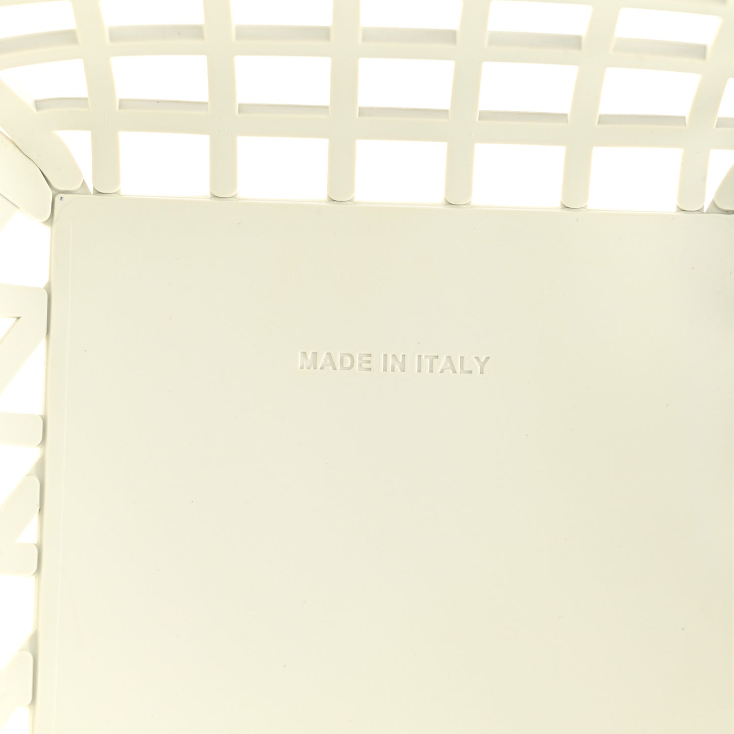 Recycled Plastic Vitello Liberty Matte Medium Fendi Basket White Ice