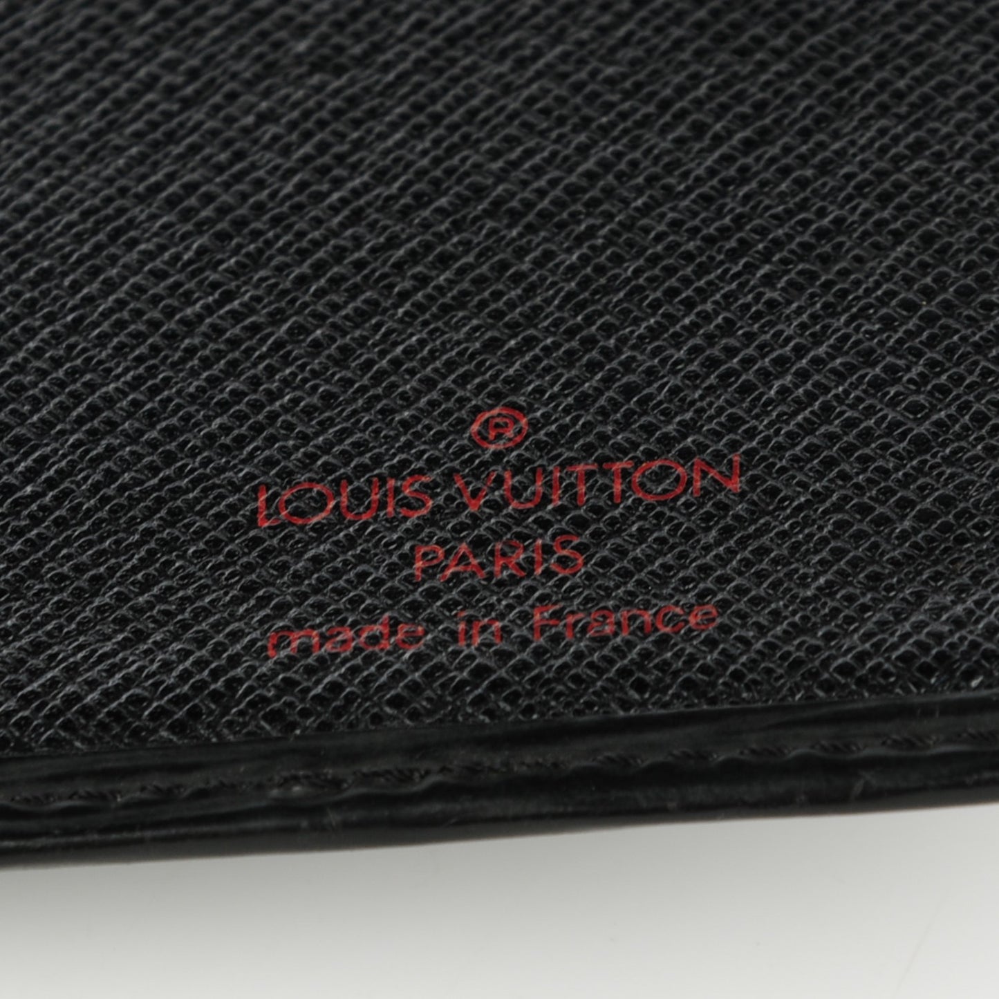 Epi Checkbook Organizer Wallet Black
