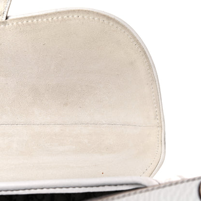 Christian Dior Calfskin Saddle Bag White 10 of 27
