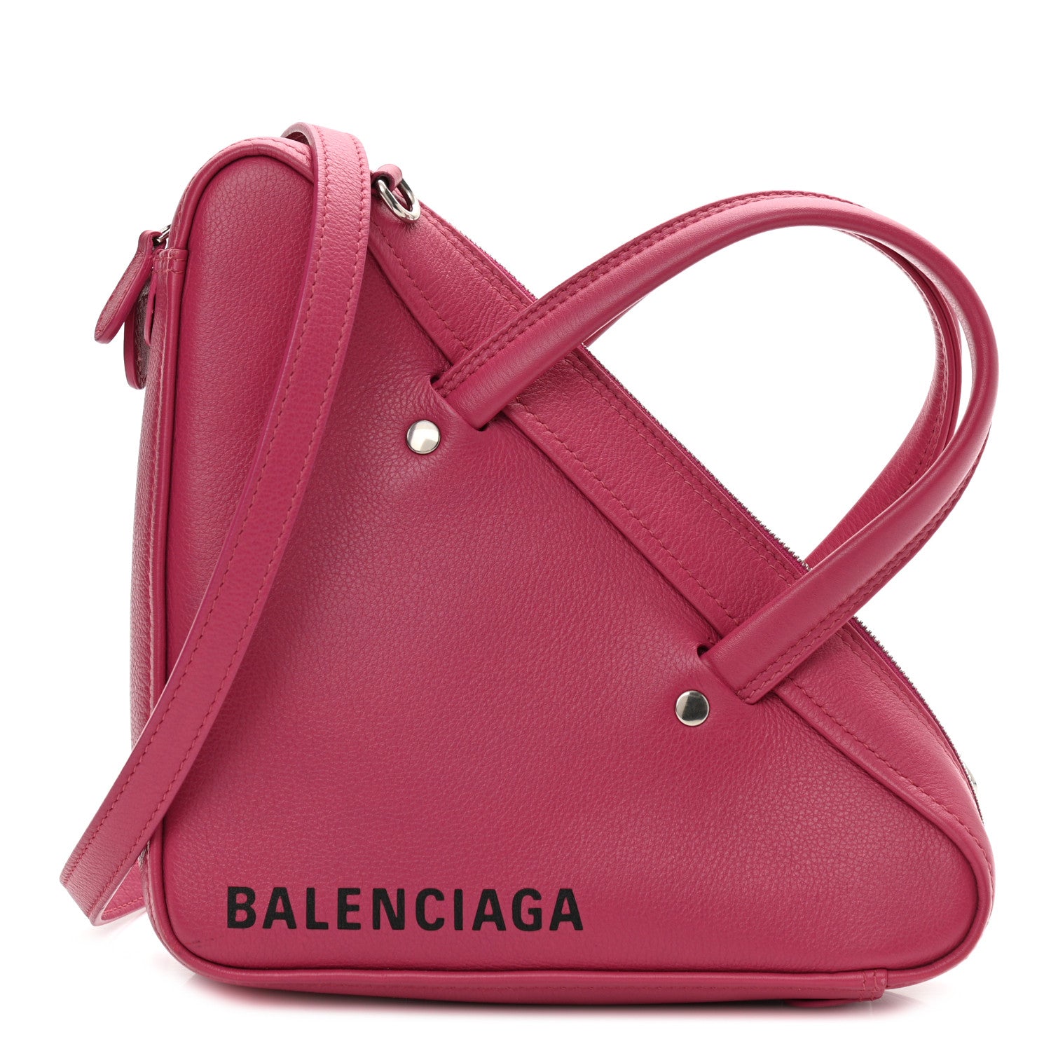 Balenciaga Calfskin XS Triangle Duffle Pink 1 of 21